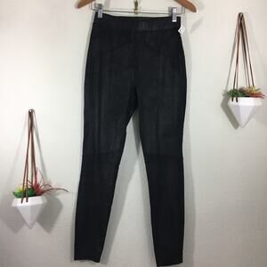 NEW Free People Midnight vegan suede leggings